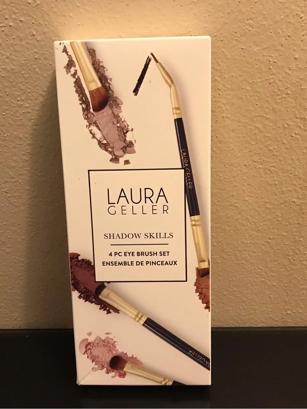 Laura Geller Shadow Skills 4-Piece Eye Brush Set - Black & Gold